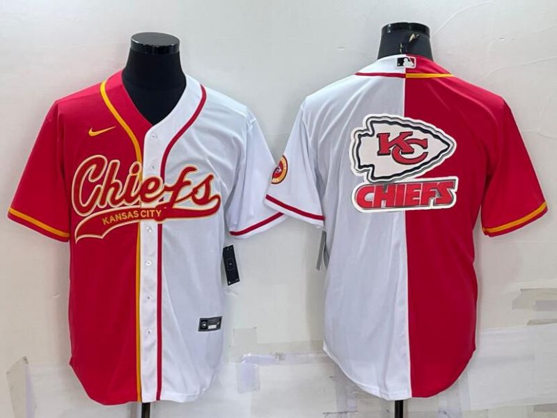 Men Kansas City Chiefs Blank Red white 2022 Nike Co branded NFL Jerseys